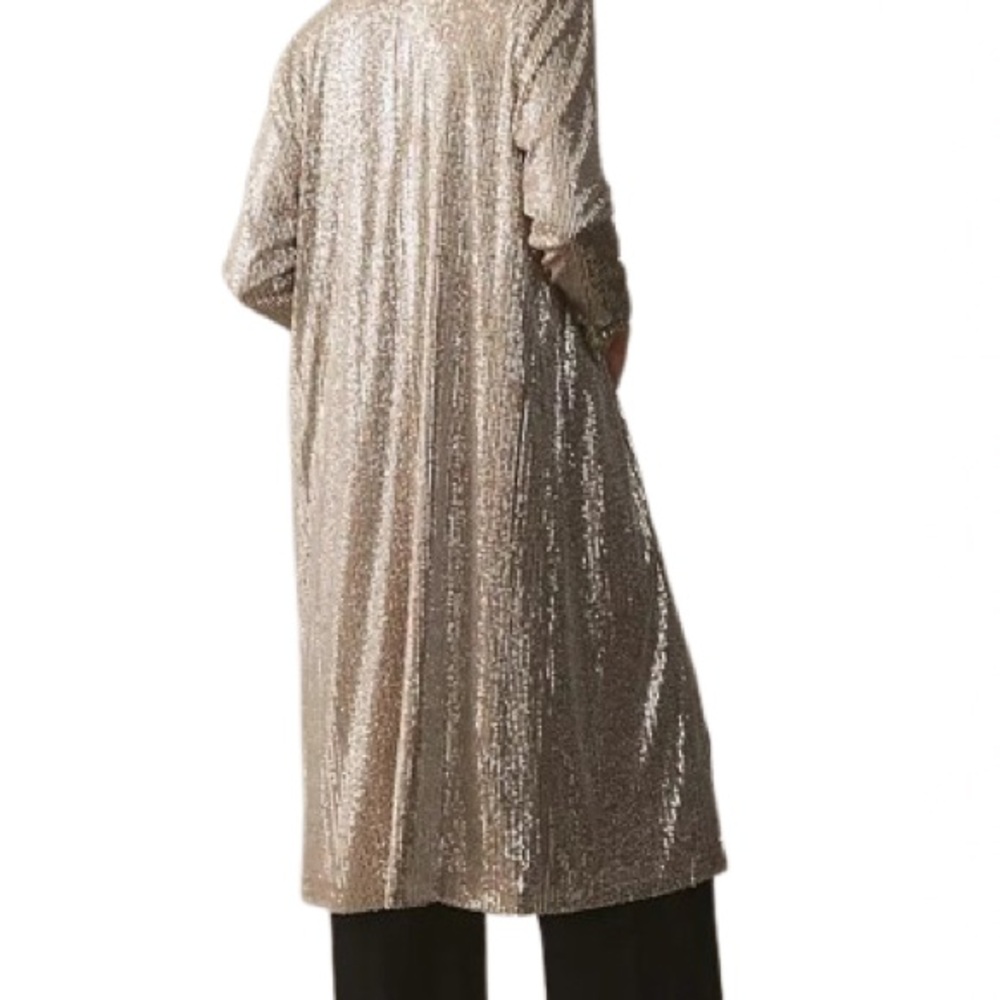 Anthropologie Mare Mare Sequin Duster Jacket | Size Small - Picture 2 of 6